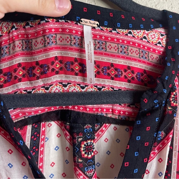 Free People Peace Maker Long Sleeve Mini Dress Size Small - Picture 4 of 7